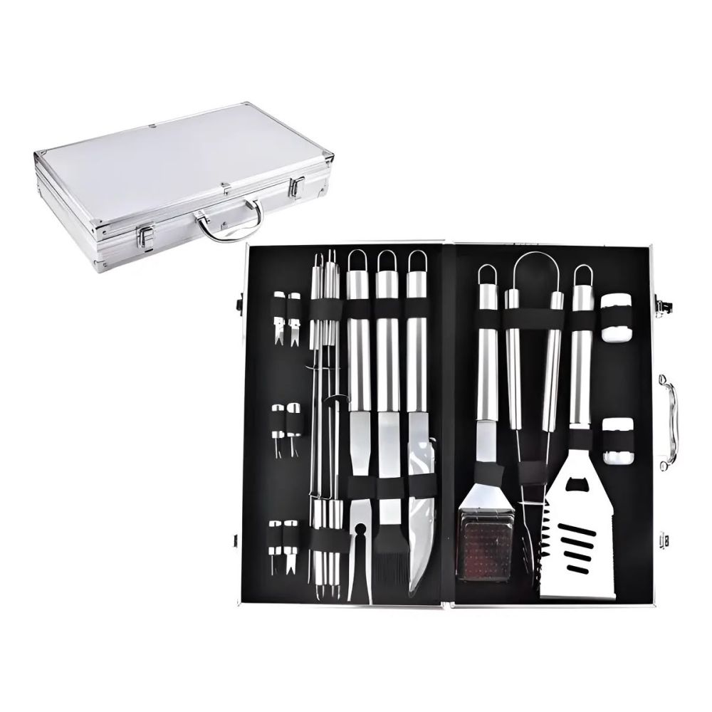 Set de utensilios de cocina en maletín
