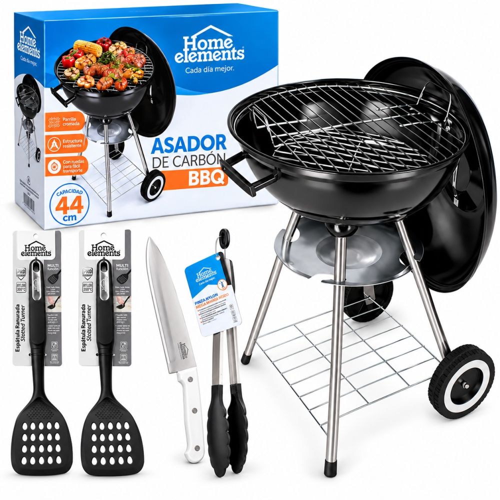 Asador de carbón BBQ Home elements