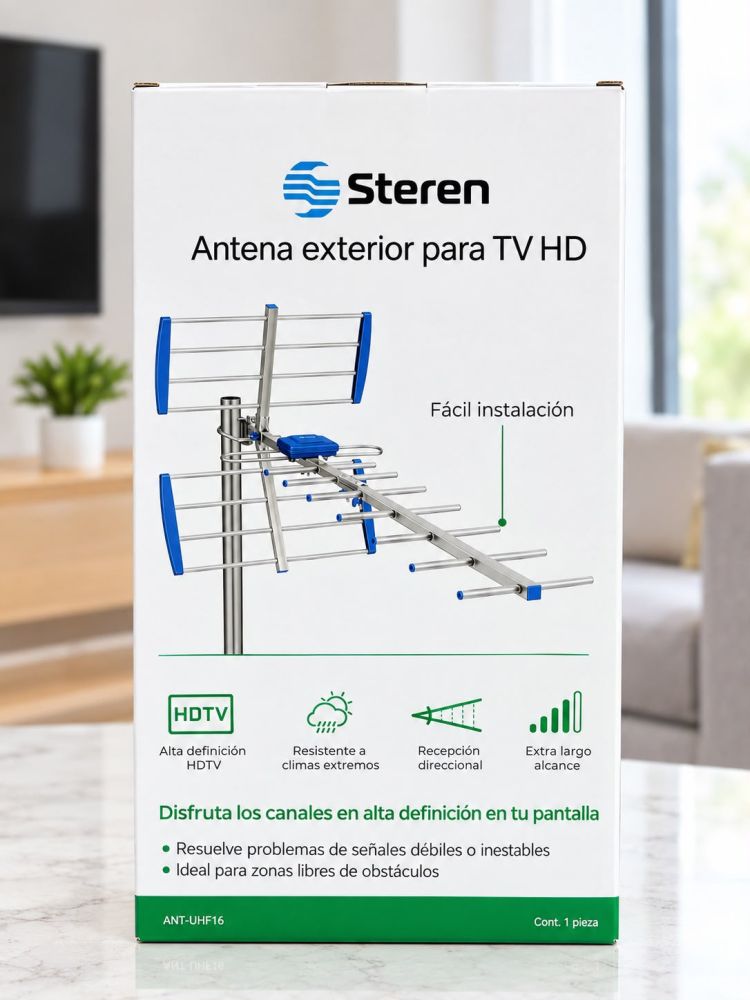 Antena exterior para TV HD Steren