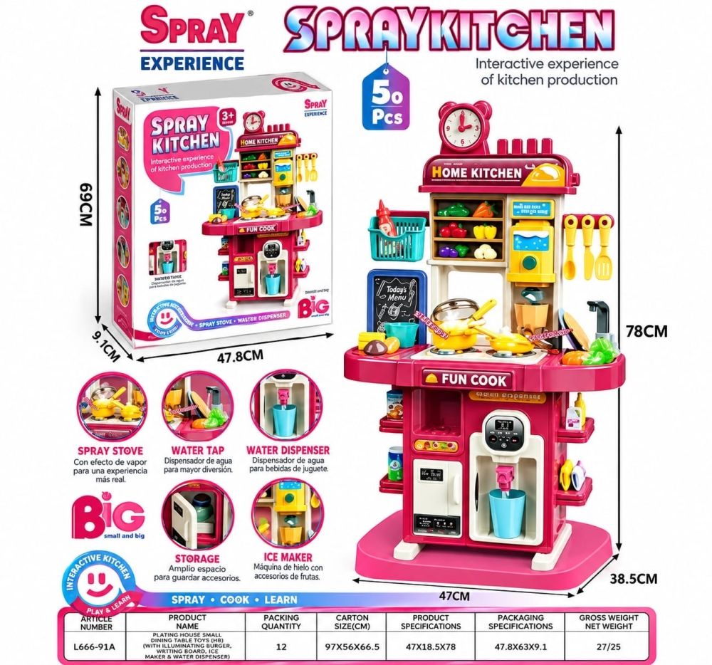 Cocina de juguete Spray Kitchen Spray