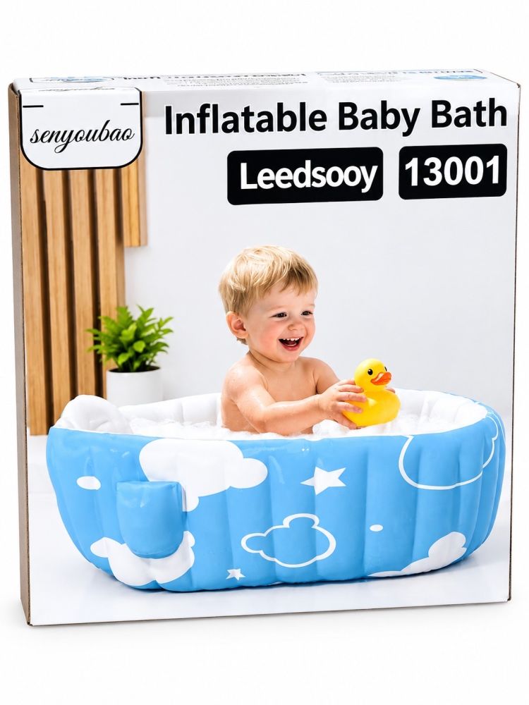Piscina inflable para bebé Azul Leedsooy