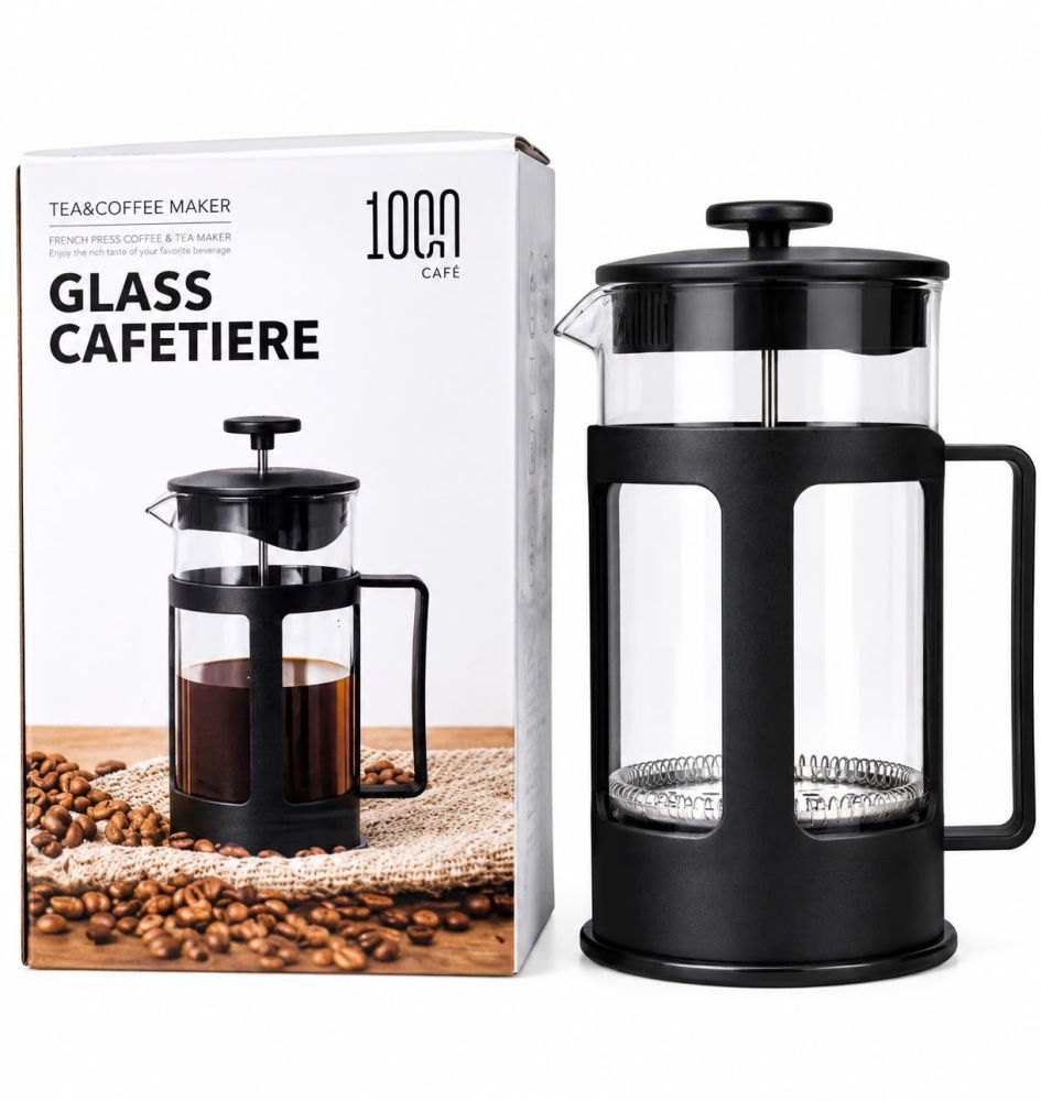 Cafetera glass 1000 ml