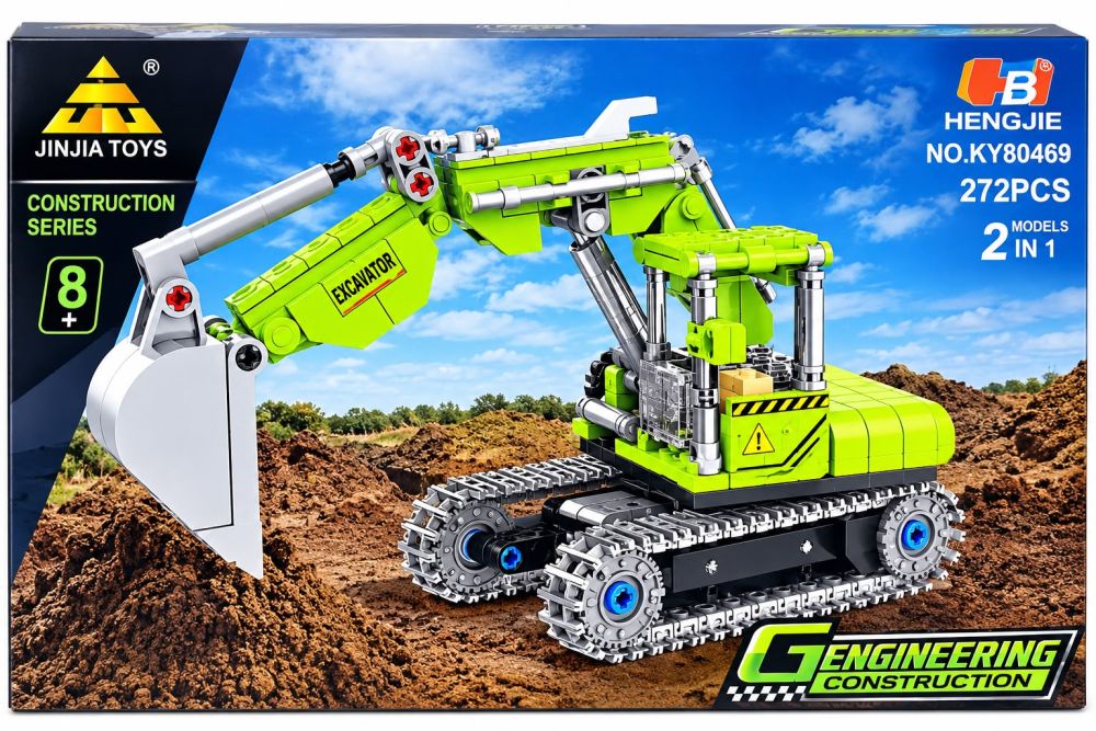 carro de construcción excavadora lego 🧩