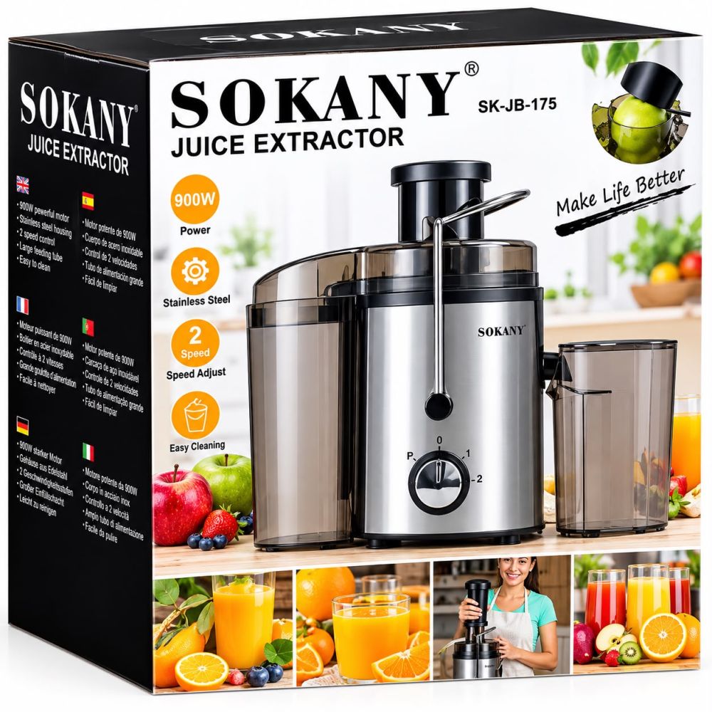 Extractor de jugos SOKANY SK-175