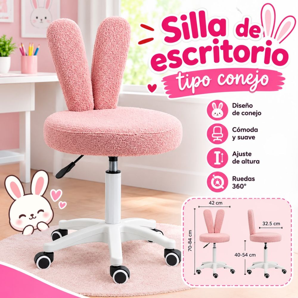 Silla de escritorio tipo conejo
