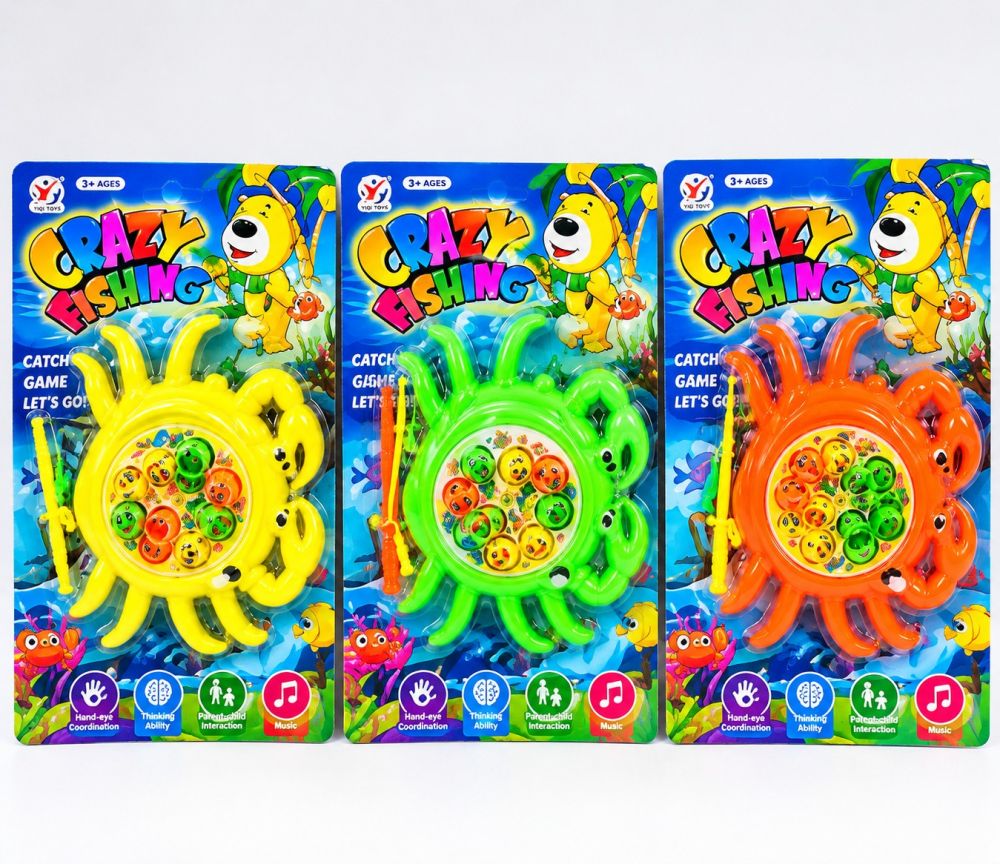 Juego de pesca Crazy Fishing YIQI Toys