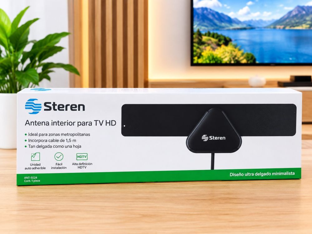 Antena interior para TV HD Steren