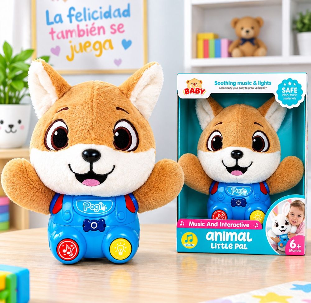 Peluche interactivo Animal ZORRO