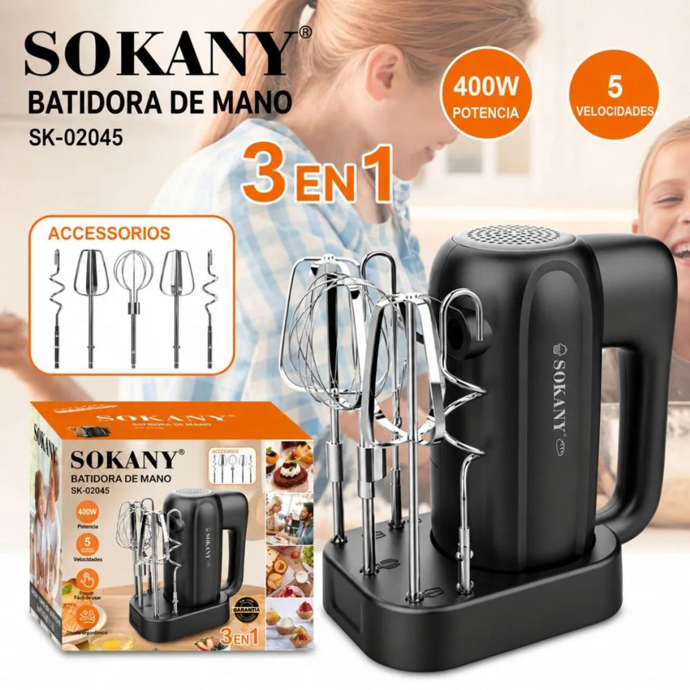 Batidora de mano SOKANY SK-02045