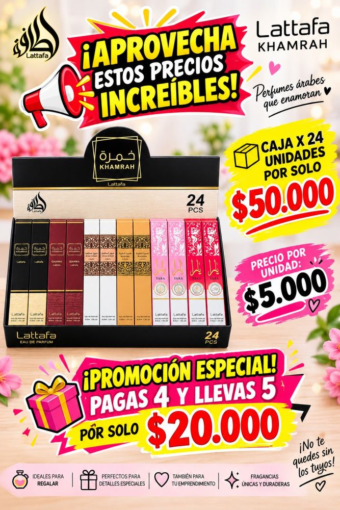 Caja de 24 Perfumes Lattafa single