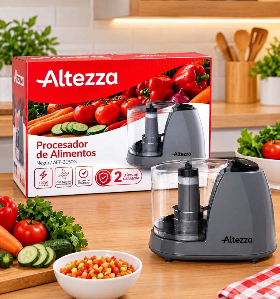 Picatodo de alimentos gris Altezza