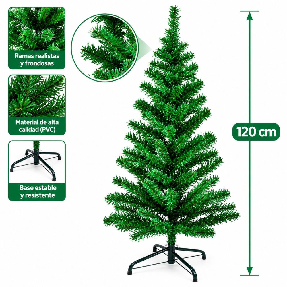 Árbol de Navidad artificial de 120 cm