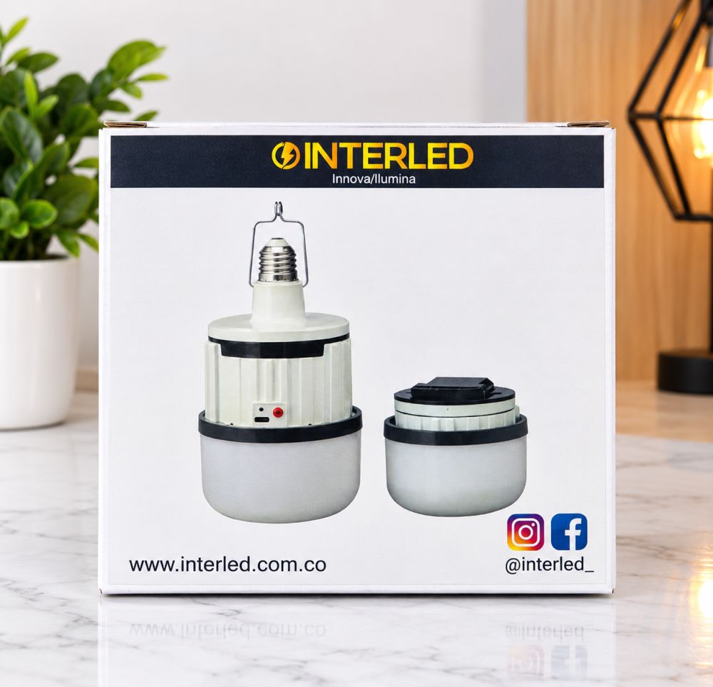 Bombillo LED recargable de emergencia INTERLED