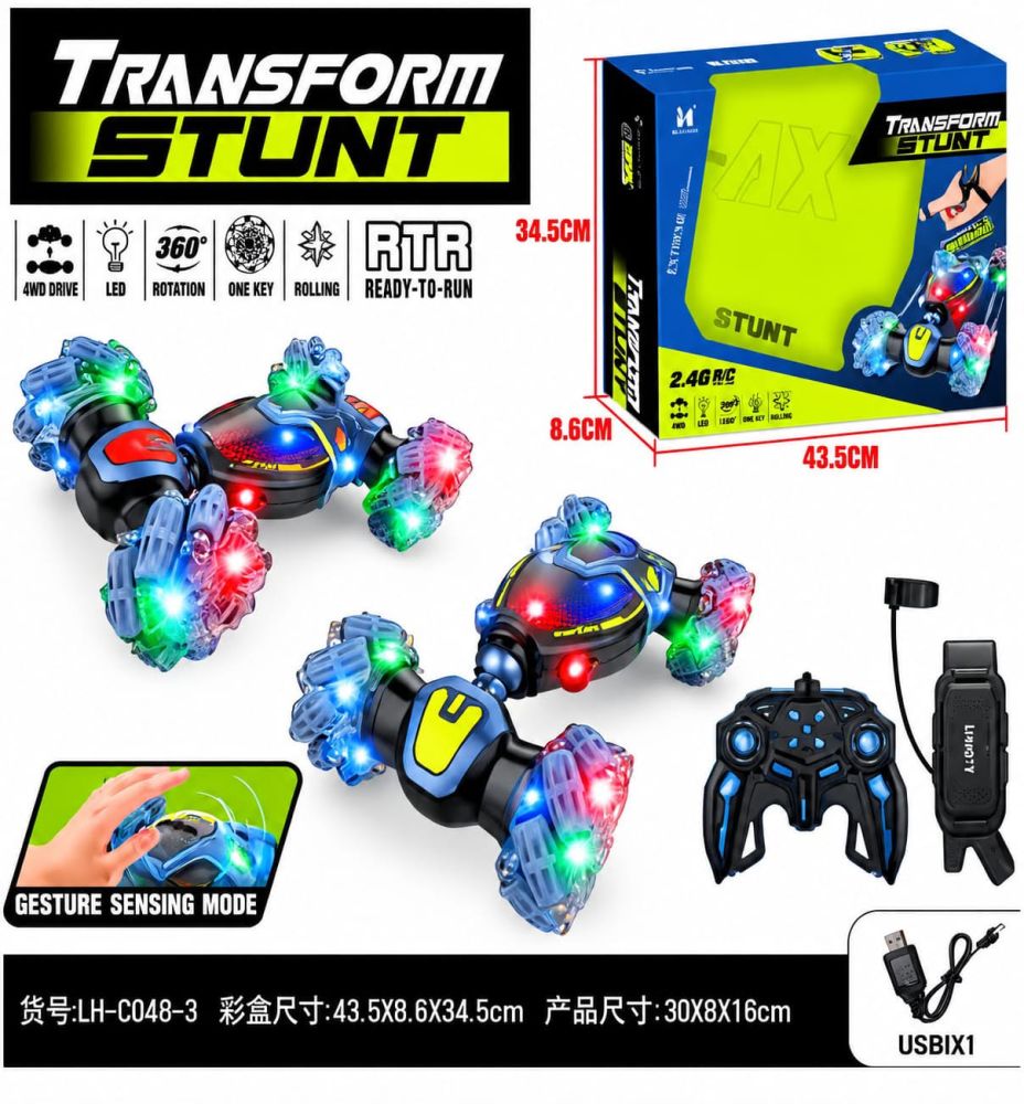 carro a control remoto Transform Stunt
