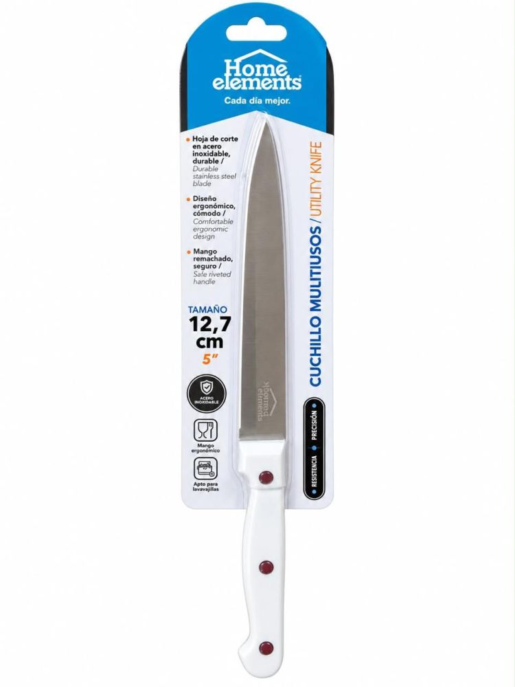Cuchillo multiusos Home elements 12.7 cm 