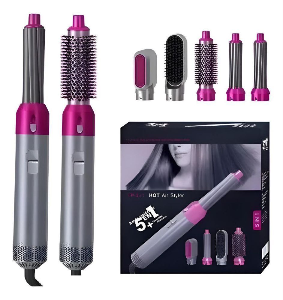 Cepillo Secador  5 en 1 rosado