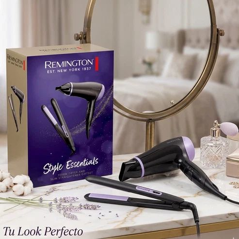 Combo secador + Plancha  Remington Style Essentials
