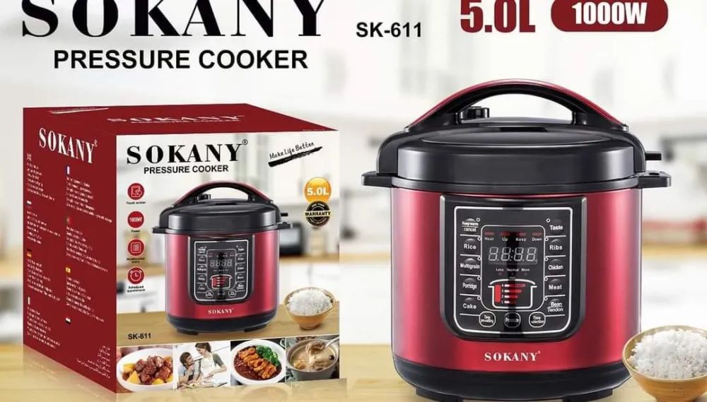 Olla de presión eléctrica SOKANY SK-611 5 L
