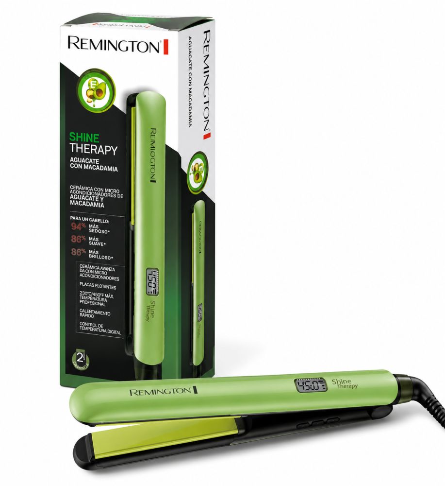 Plancha para cabello Reimington Shine Therapy Aguacate con Macadamia replica