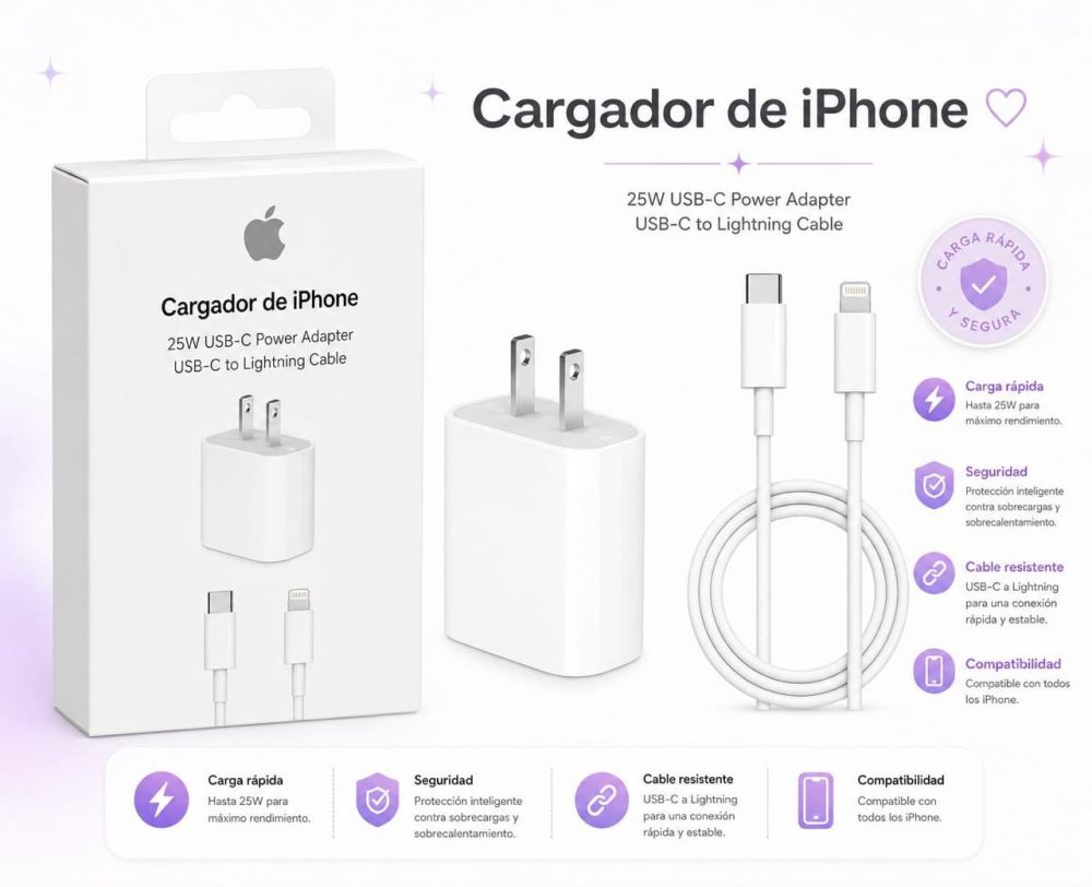 Cargador de iPhone Apple