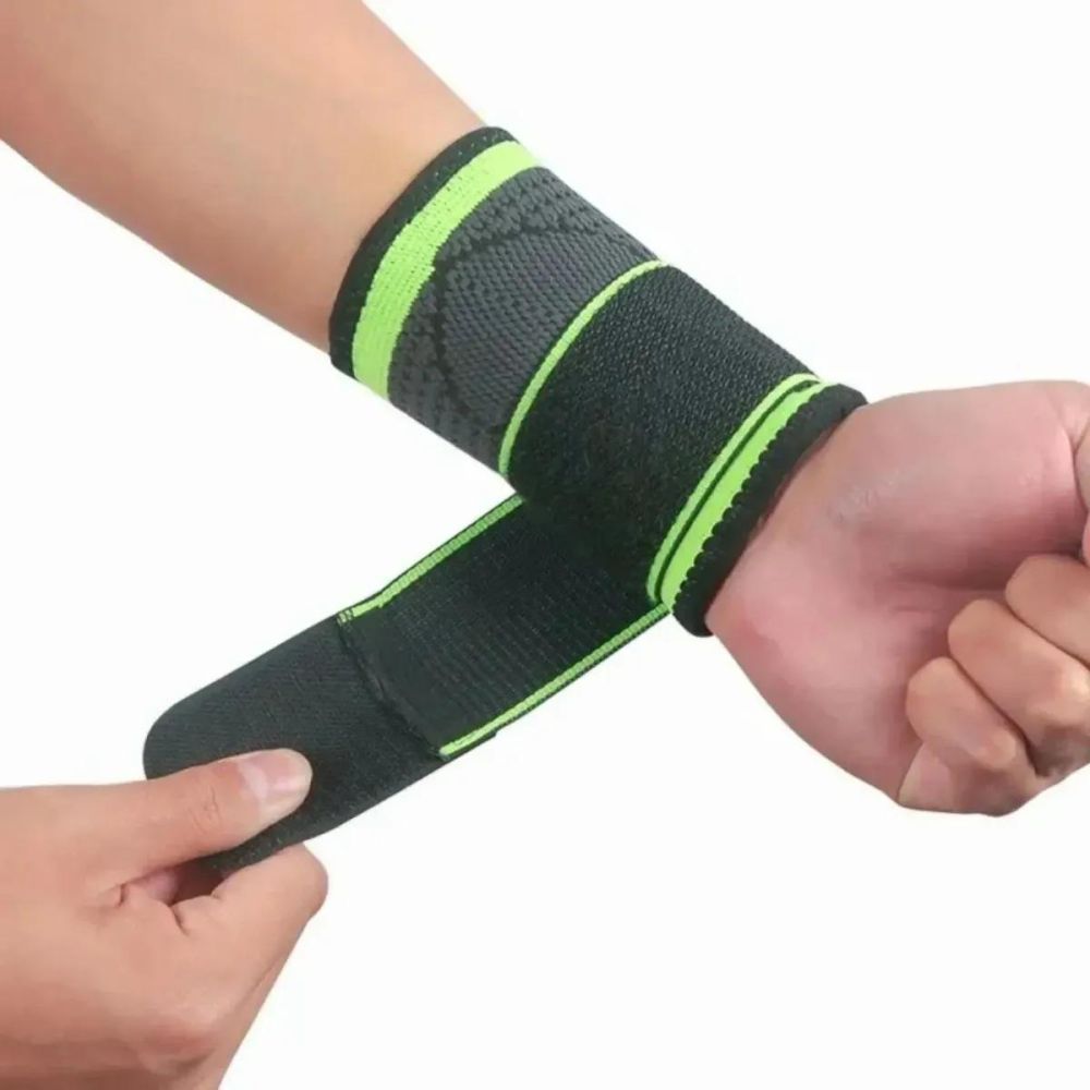 Muñequera deportiva ajustable