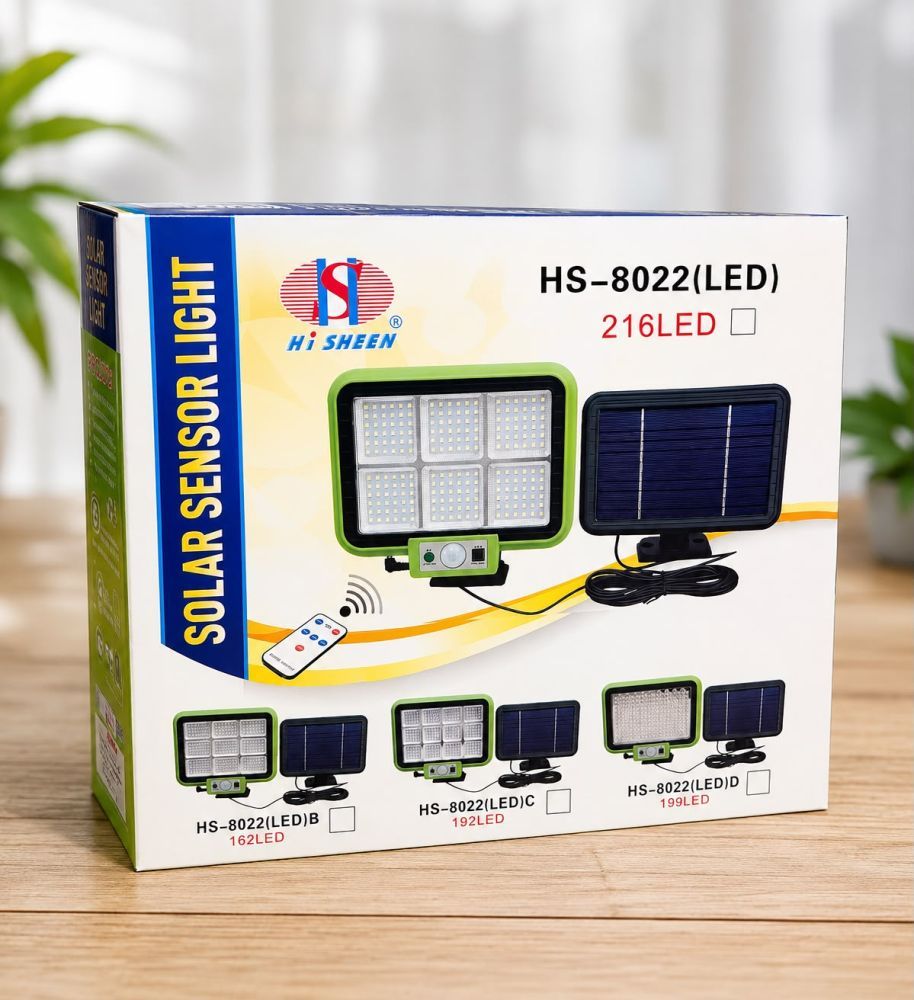 Lámpara solar con sensor HS-8022