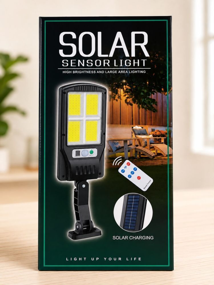 Lámpara solar con sensor de movimiento BK-120