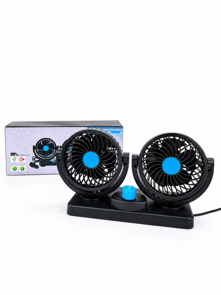 Ventilador doble de mesa carro 