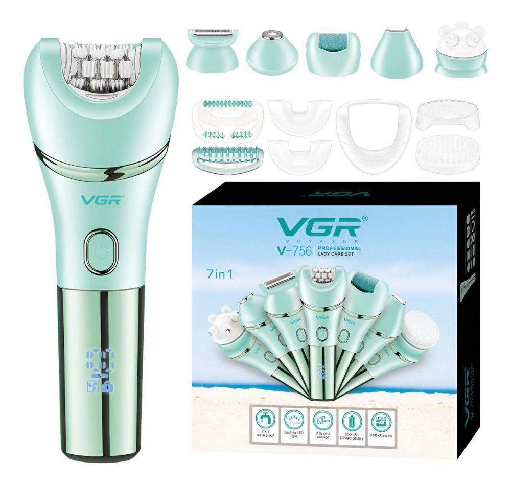 Depiladora multifunción 7 en 1 VGR V-756