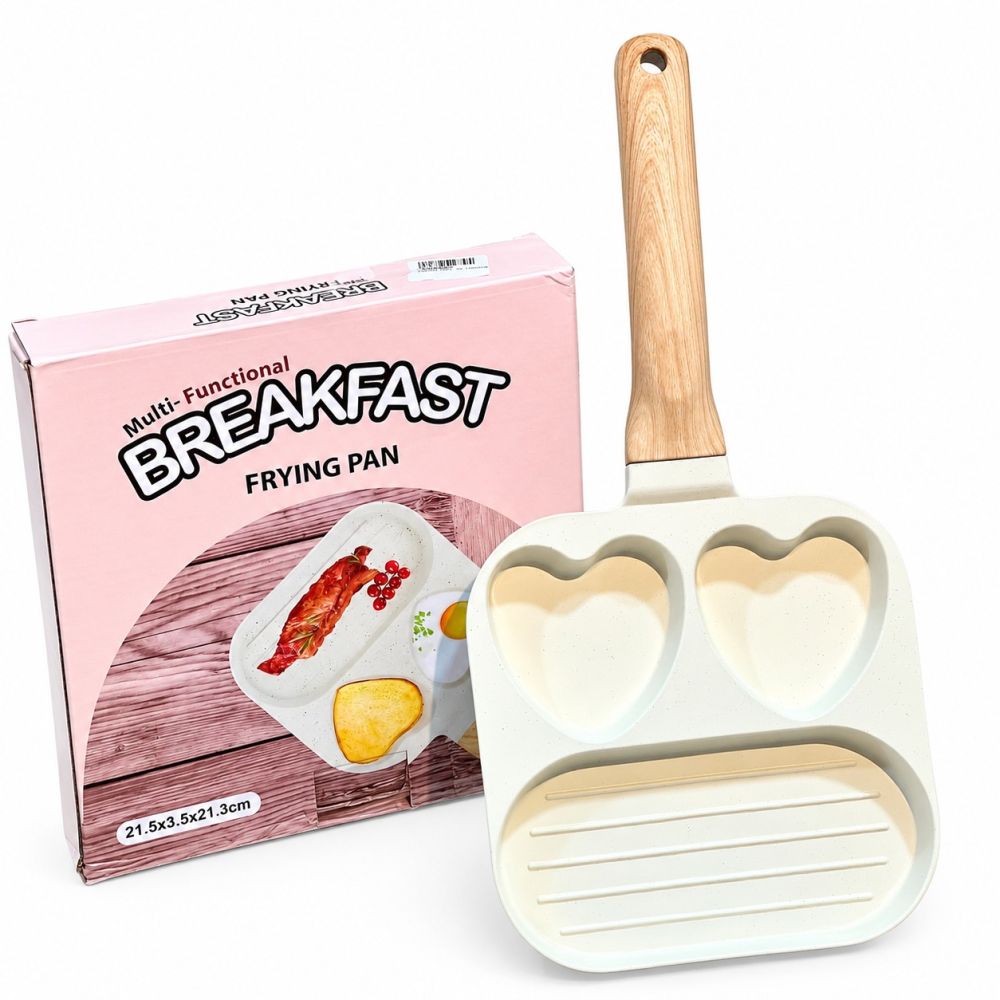 Sartén caritas multifuncional para desayunos