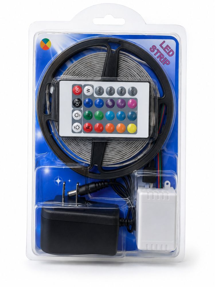 Cinta LED 5M multicolor con control remoto