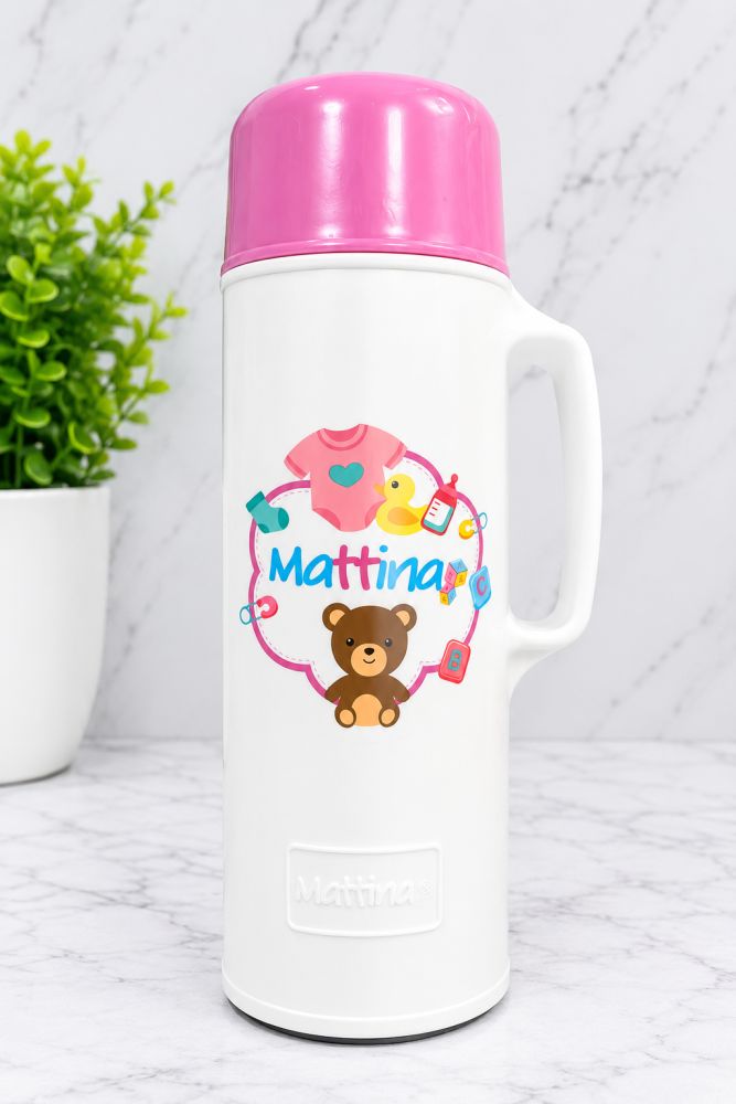 Termo infantil Mattina rosado