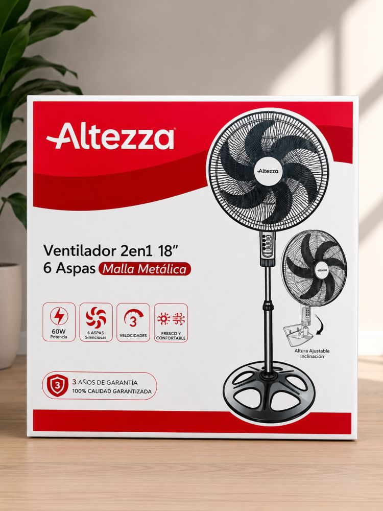 Ventilador 2en1 18" Altezza
