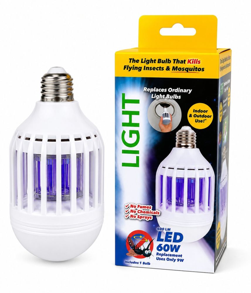 Bombilla LED atrapainsectos 60 W