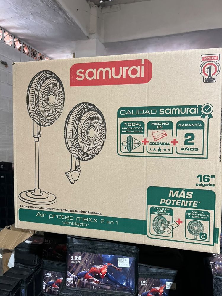 Ventilador Air Protec Maxx 2 en 1 Samurai
