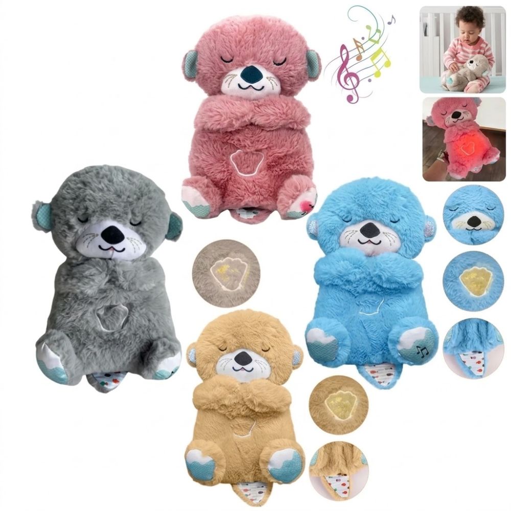 Peluche que respira la nutria