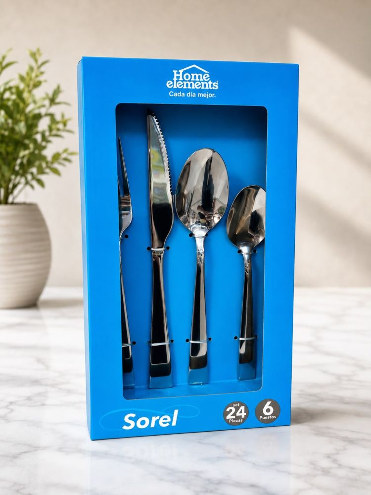 Juego de cubiertos 24 und  Sorel Home elements