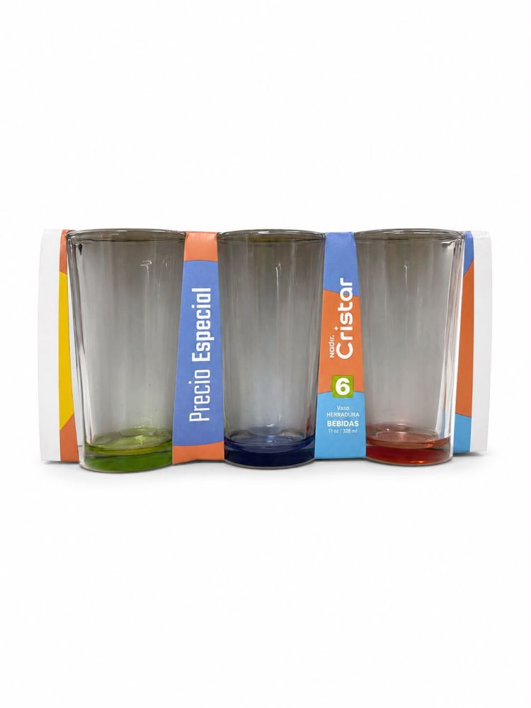 Vasos para bebidas Herradura Nadir Cristal