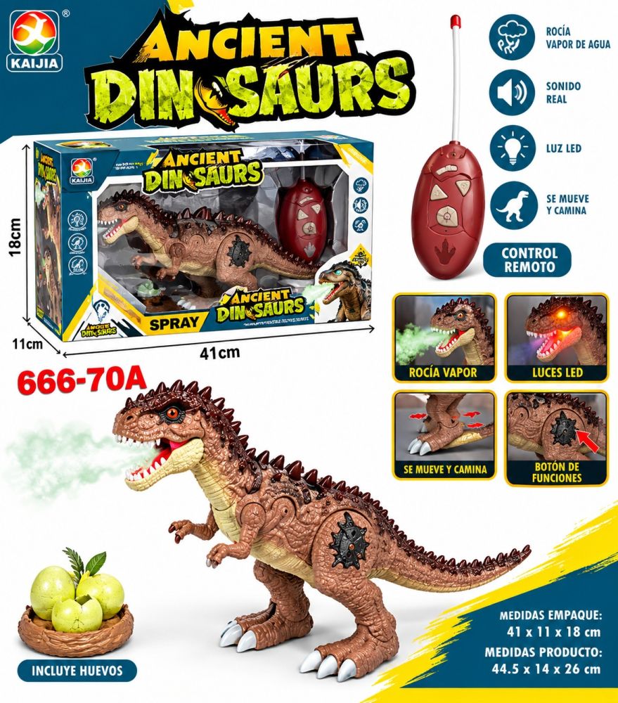 Dinosaurio interactivo Ancient Dinosaurs Kaijia