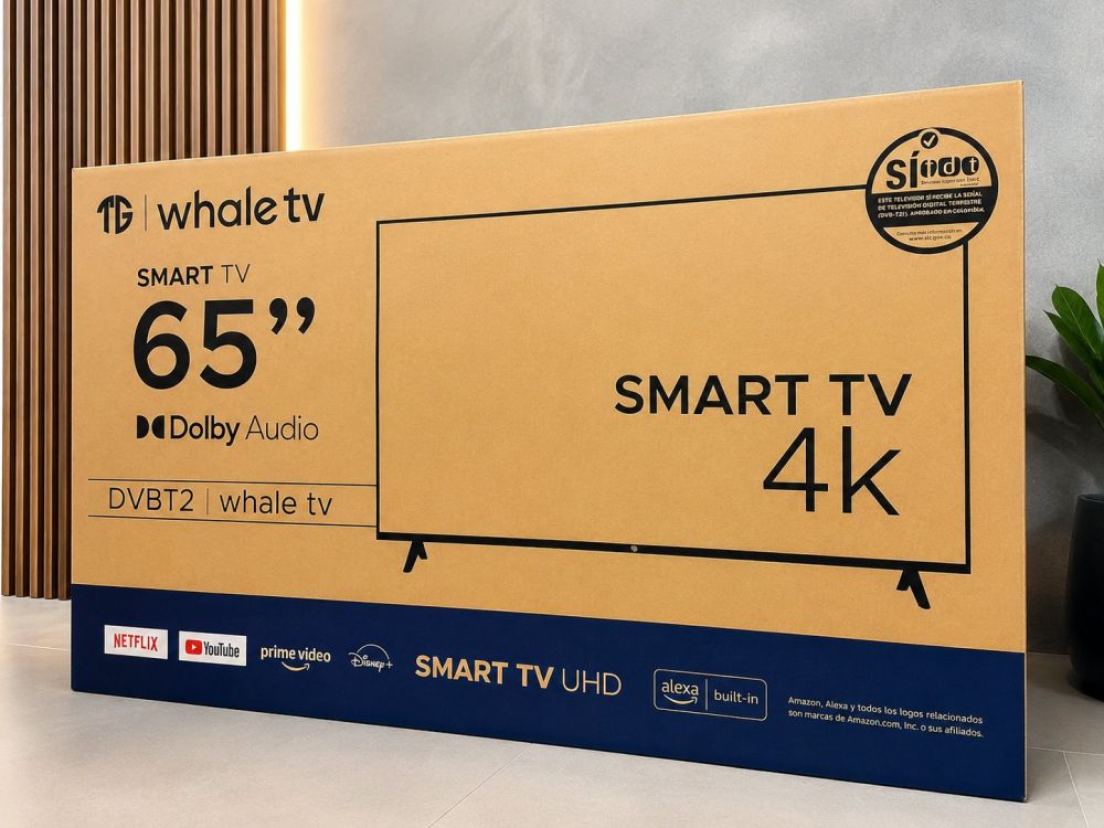 Televisor 65 pulgadas TG 4K whale tv