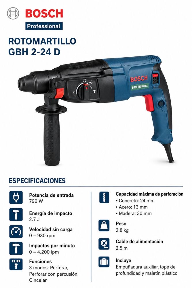 Rotomartillo Bosch Professional