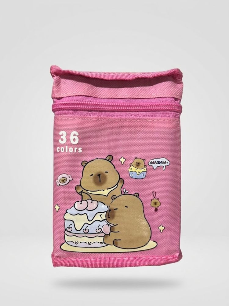 Set Marcadores 36 und Capibara Pink