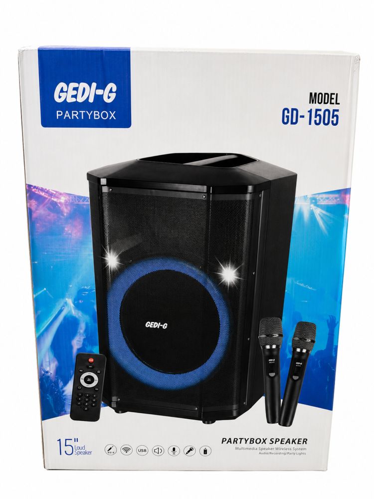 Parlante Partybox GEDI-G 1505