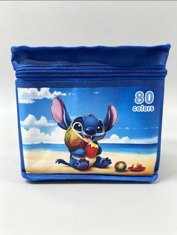 Set Marcadores 80 und Stitch Blue