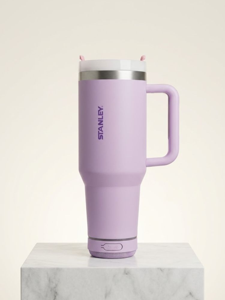 Termo Stanley con Bluetooth Lila