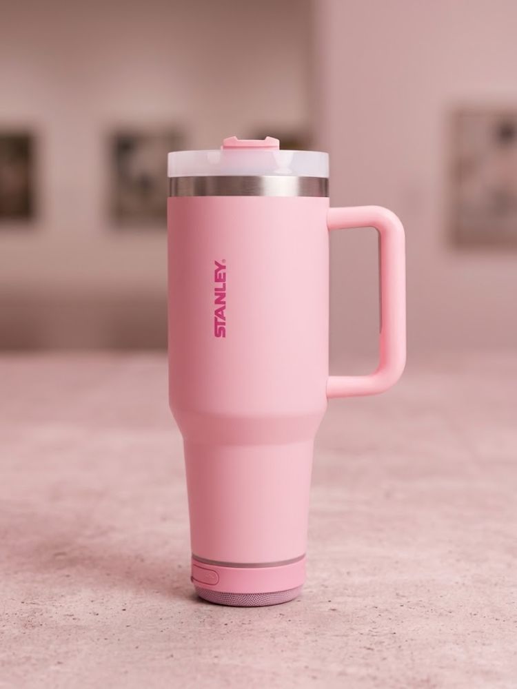 Termo Stanley con Bluetooth Palo Rosa
