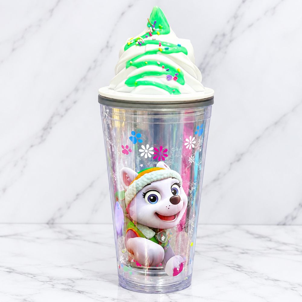 Vaso infantil reutilizable con tapa decorativa