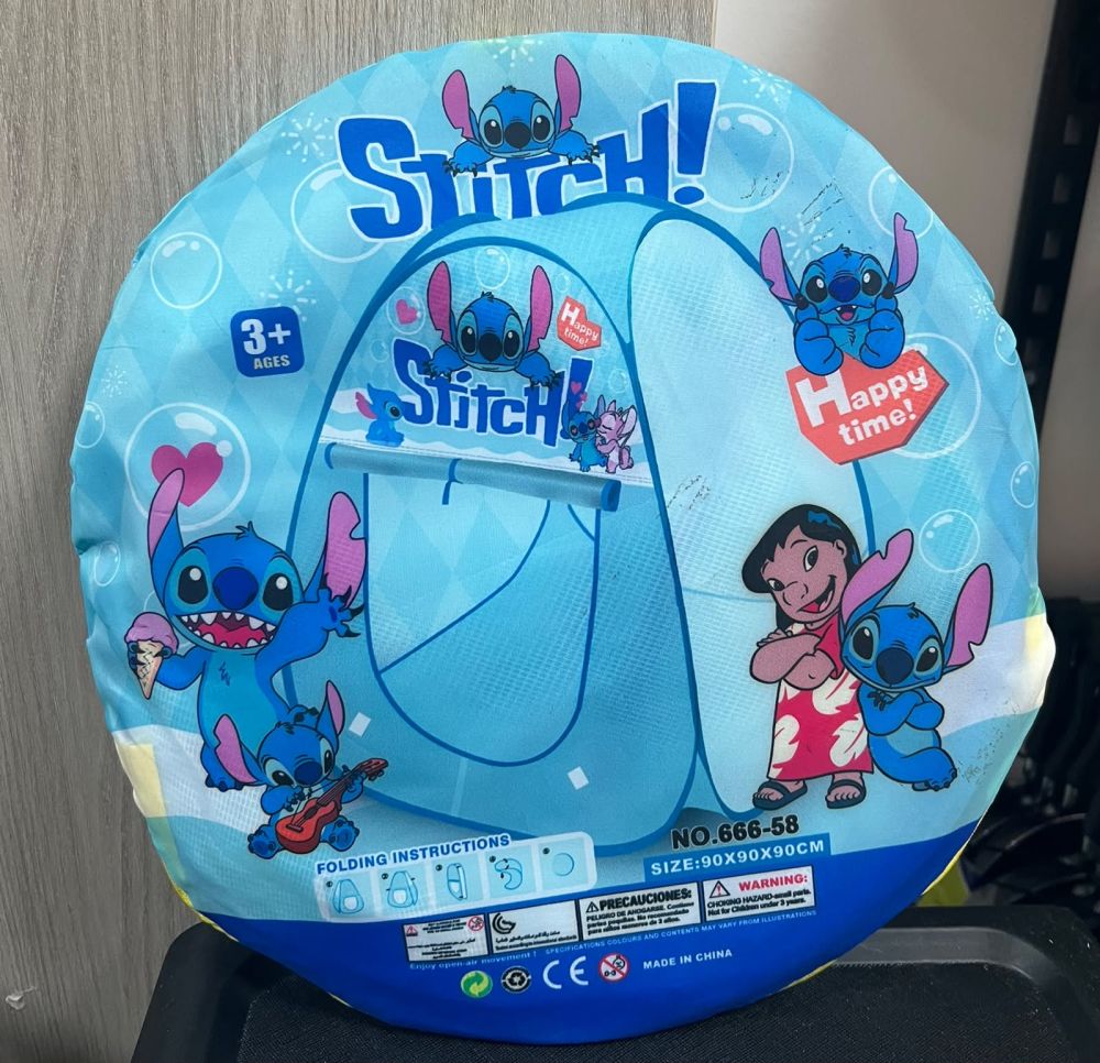 Carpa infantil de stitch