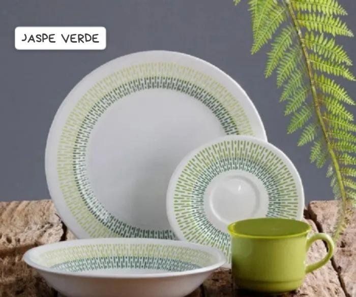 Vajilla Jaspe Verde