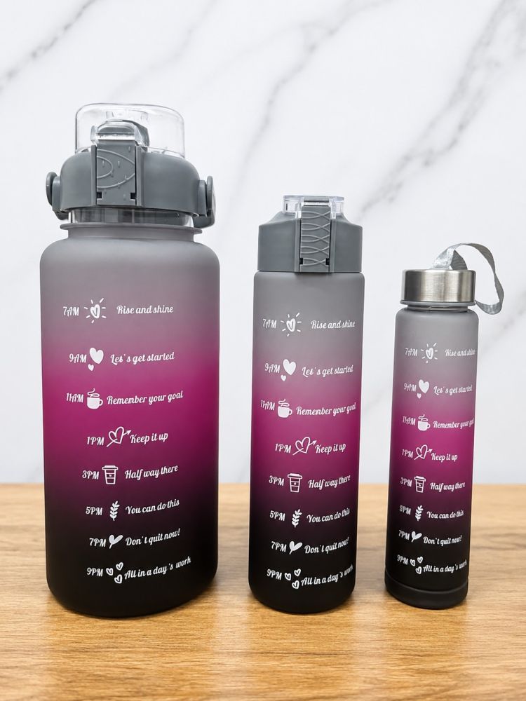 Termo trio de agua motivacional